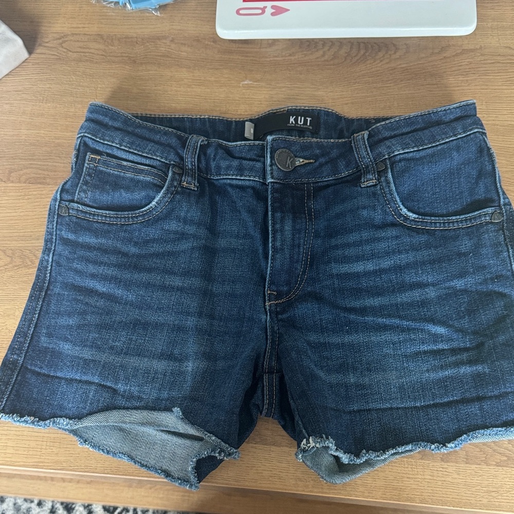 Kut from the Kloth Dark Wash Jean Shorts